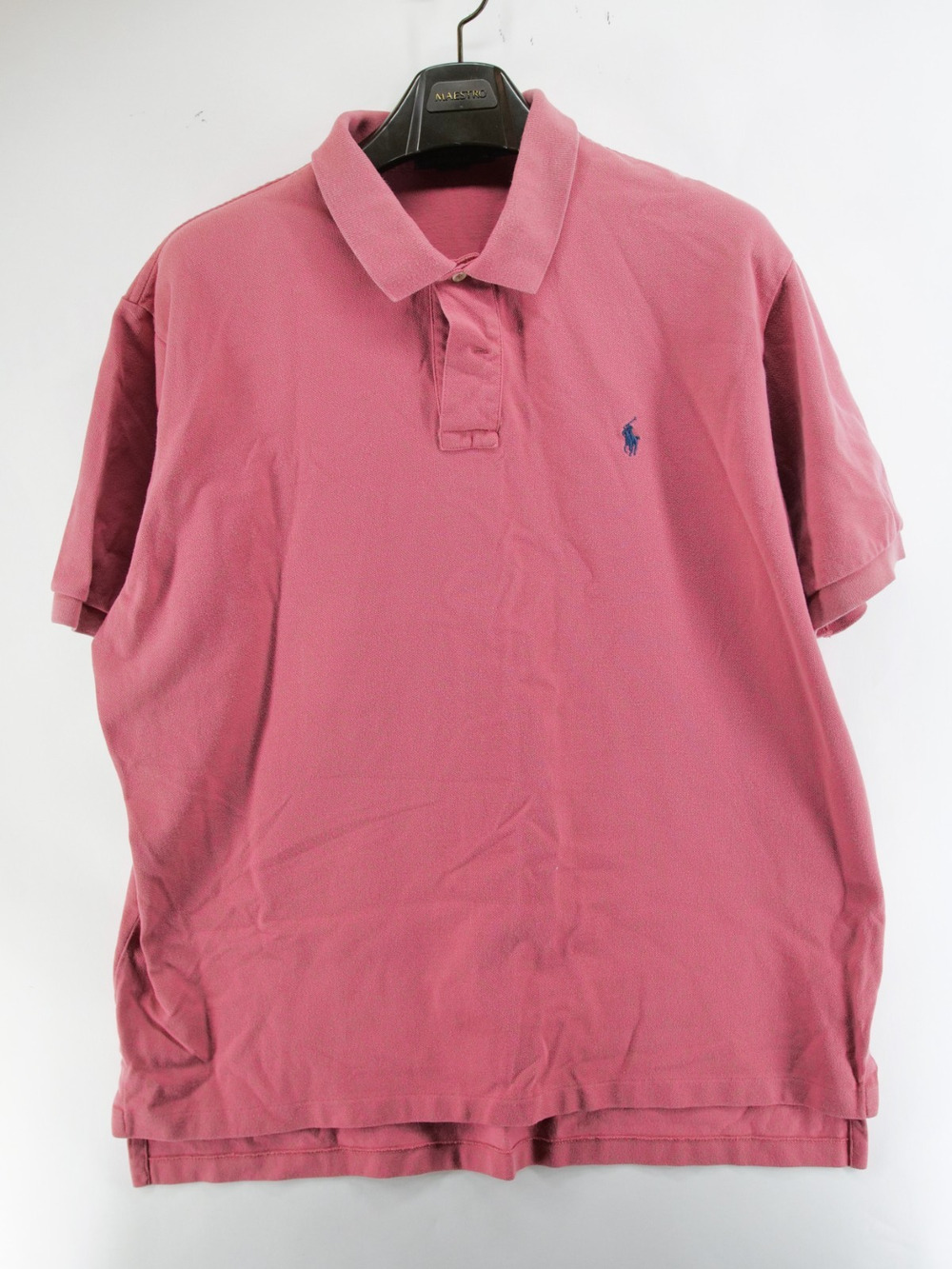 Polo Ralph Lauren Salmon Pink Short Sleeve Polo Shirt Mens XXL Made in USA